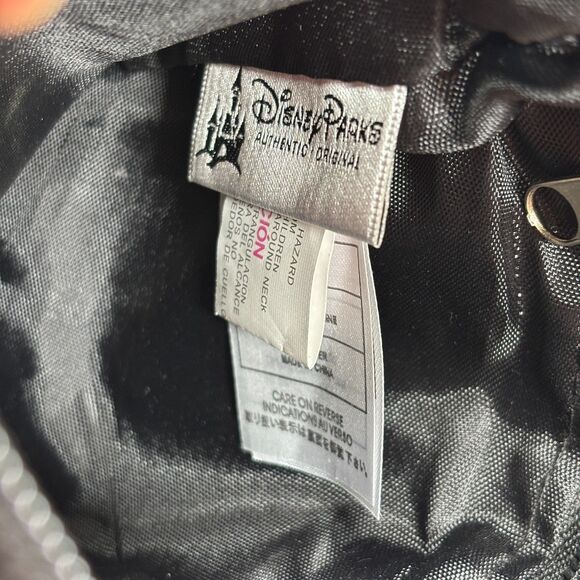 Disney Parks Mickey Mouse Crossbody Bag Purse Black Colorful Pockets Card Holder - Picture 6 of 9